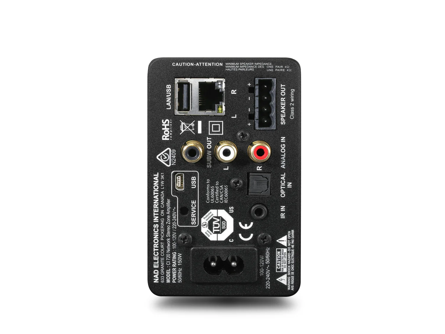 NAD CI 720 V2 - 2 Channel - 60W/Ch w/ BluOS Streamer - Image 3